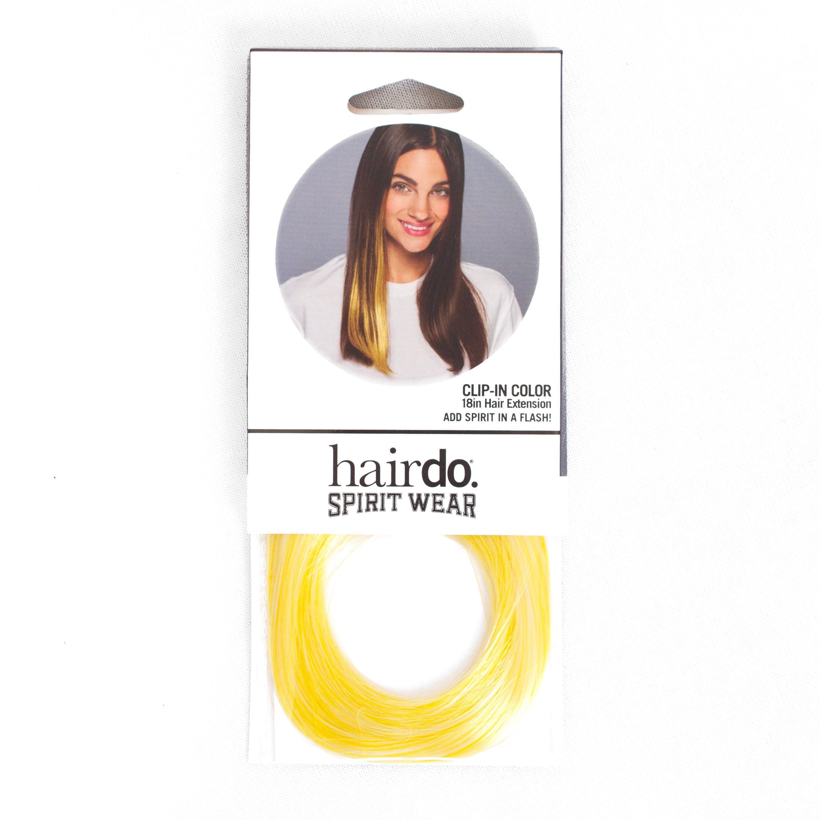 Ducks Spirit, Yellow, Hair Care, Accessories, Women, 18", HairUWear, Clip-in-Color, Hair Extension, 905430